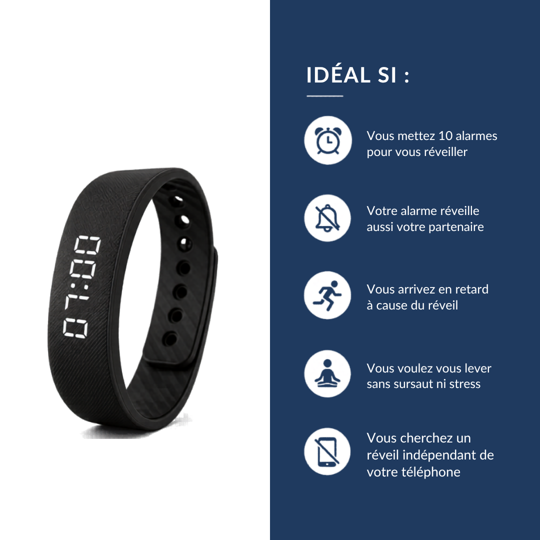 AuraSleep™ - Remplace vos 10 alarmes par une vibration.